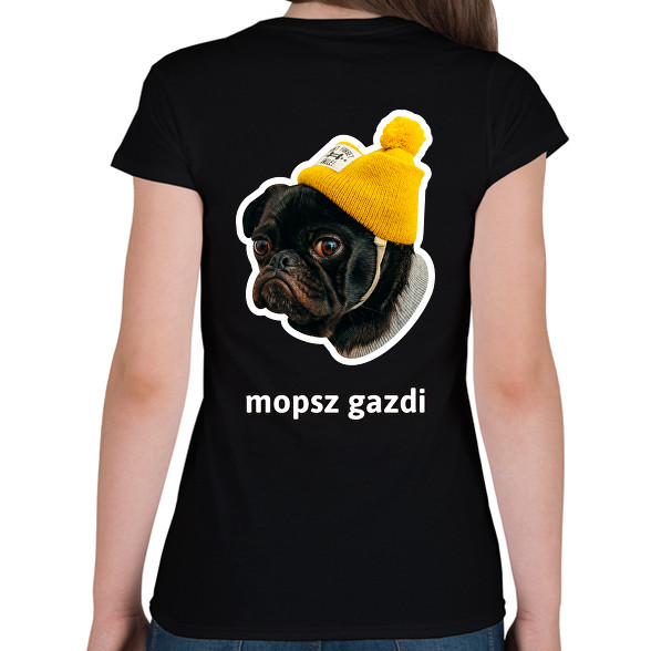 mopsz gazdi 4-Női póló