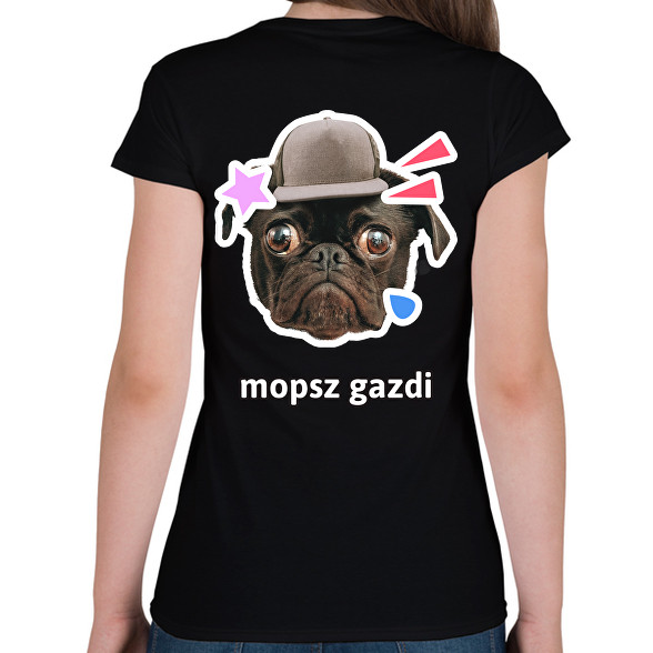 mopsz gazdi 2-Női póló