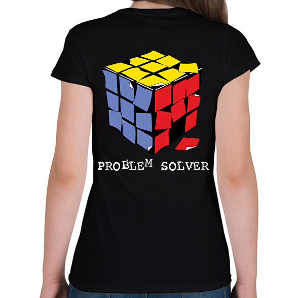 Rubik kocka egyszerűen-Női póló