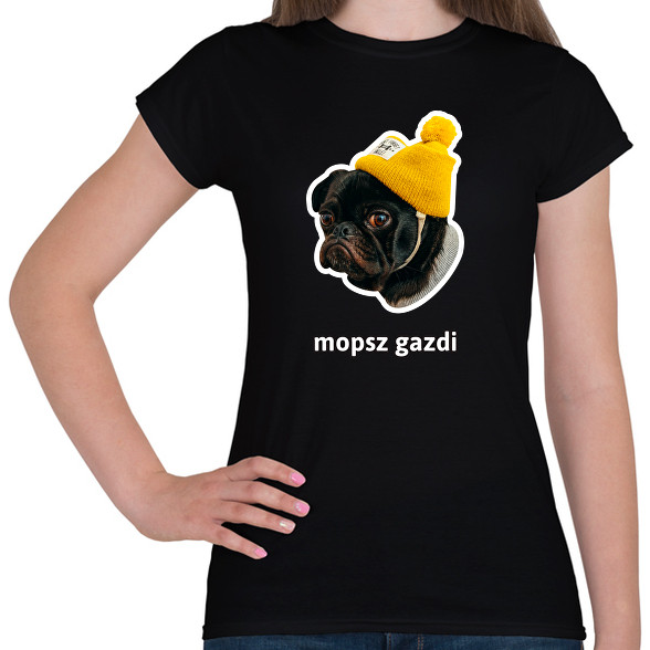 mopsz gazdi 4-Női póló