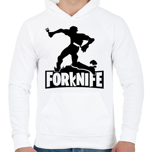 fortnite forknife-Férfi kapucnis pulóver