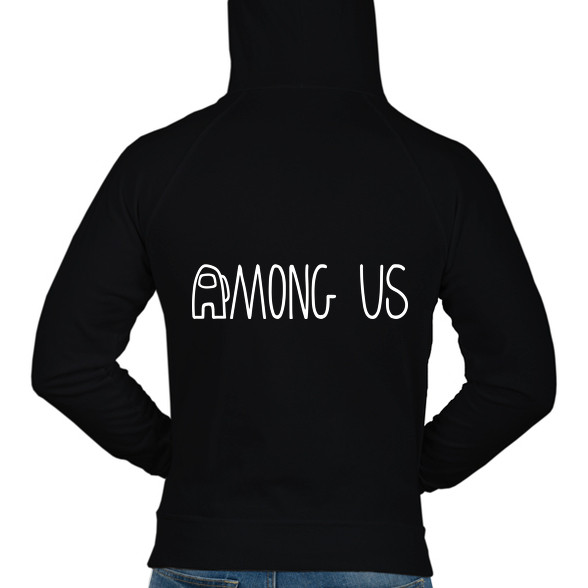 Among us logo-Férfi kapucnis pulóver