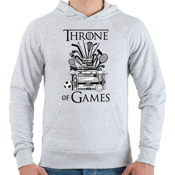 Throne of Games-Férfi kapucnis pulóver