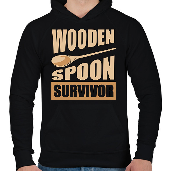 Wooden spoon-Férfi kapucnis pulóver