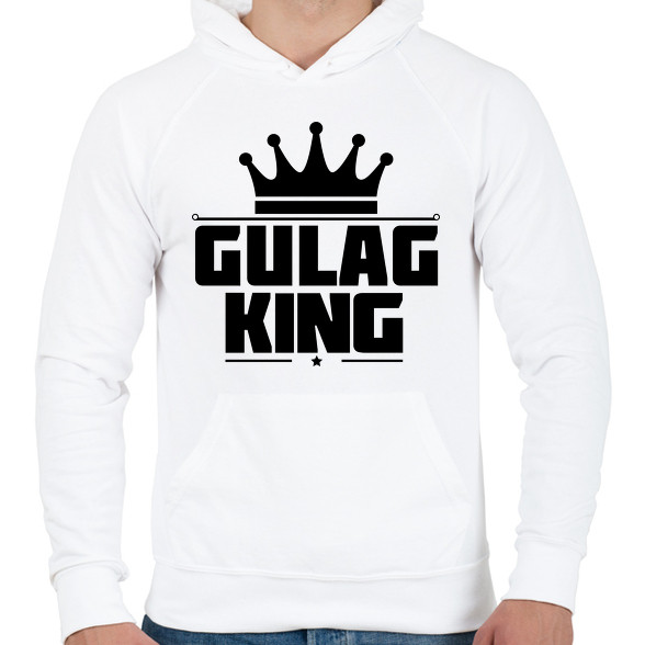 Gulag King-Férfi kapucnis pulóver