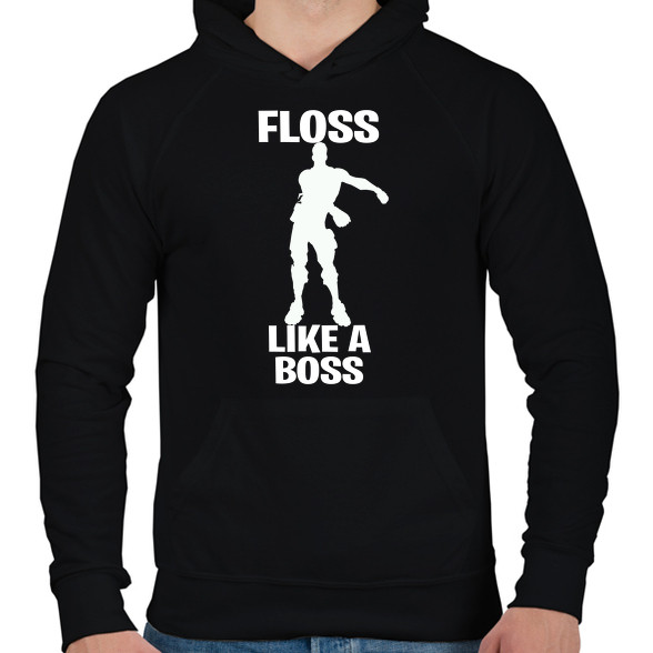 Floss Like A Boss-Férfi kapucnis pulóver