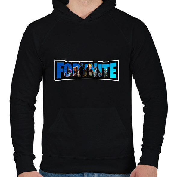 Fortnite4-Férfi kapucnis pulóver