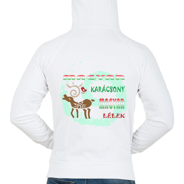 Magyar Karácsony-Férfi kapucnis pulóver