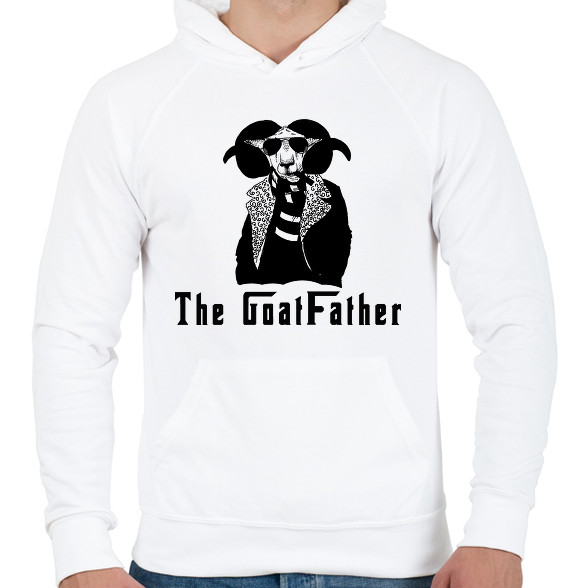 the goatfather-Férfi kapucnis pulóver