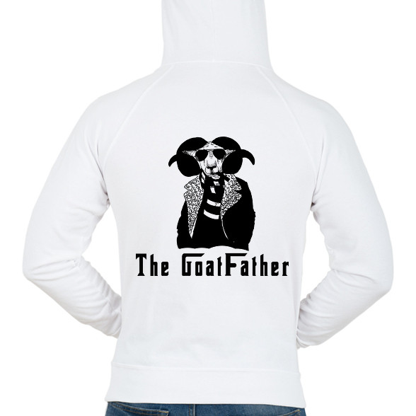 the goatfather-Férfi kapucnis pulóver