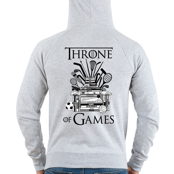 Throne of Games-Férfi kapucnis pulóver