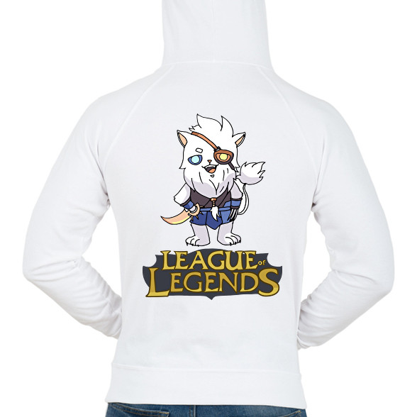 LOL Rengar-Férfi kapucnis pulóver