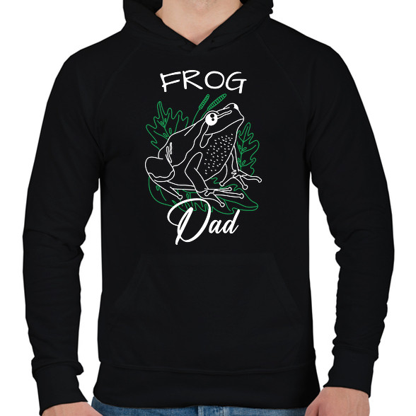 Frog Dad-Férfi kapucnis pulóver