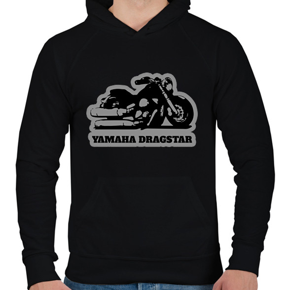 Yamaha Dragstar motor-Férfi kapucnis pulóver