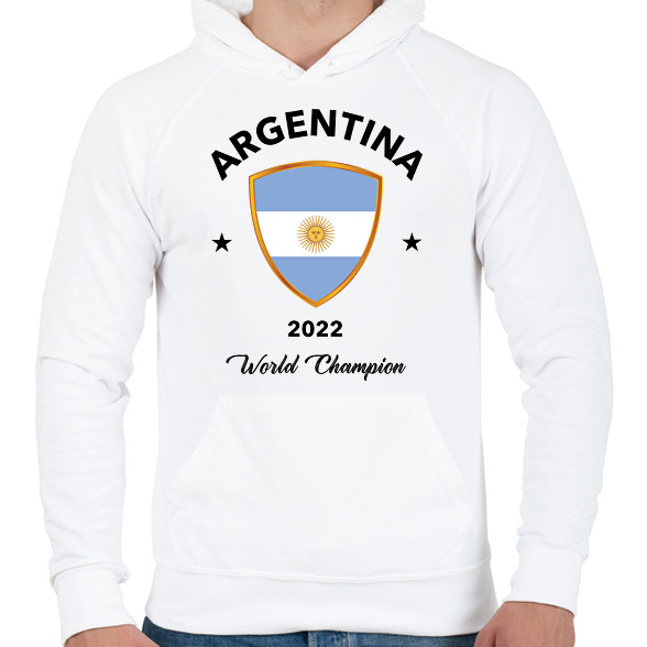 ARGENTINA WORLD CHAMPION-Férfi kapucnis pulóver