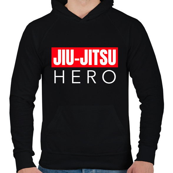 JIU-JITSU HERO-Férfi kapucnis pulóver