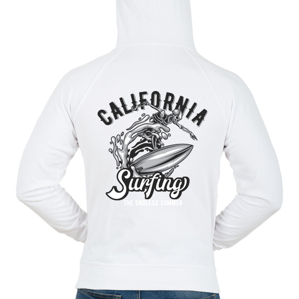 Szörf 02 - California Surfing-Férfi kapucnis pulóver