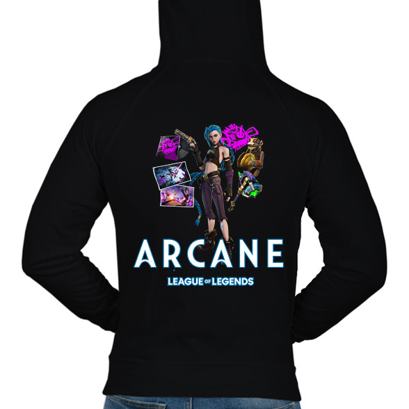 Arcane - LOL-Férfi kapucnis pulóver