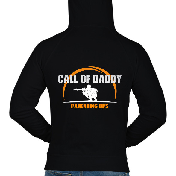 Call of Daddy apa vigyáz rád-Férfi kapucnis pulóver