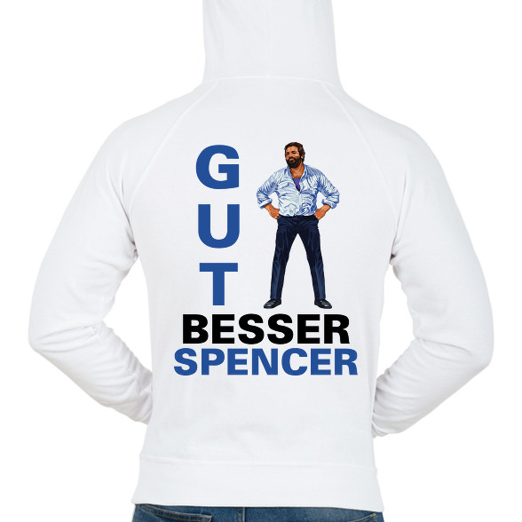 Gut, Besser, Spencer-Férfi kapucnis pulóver