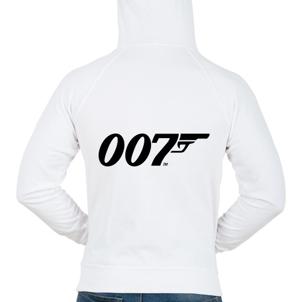 007 logo-Férfi kapucnis pulóver