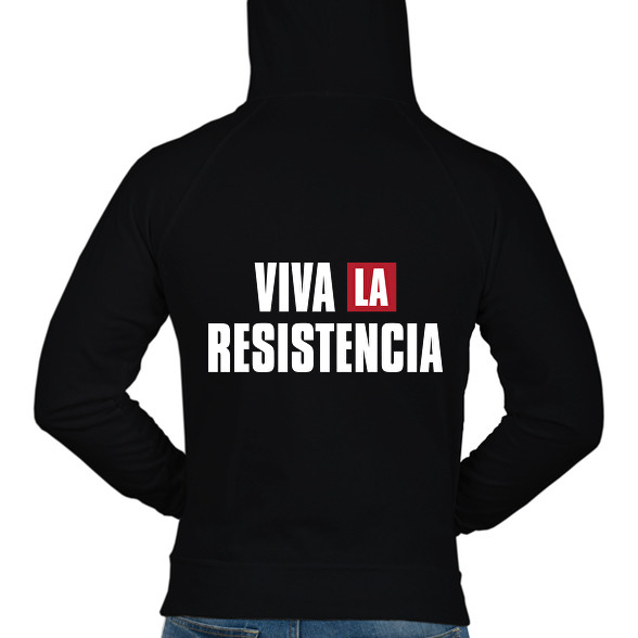 Viva la resistencia-Férfi kapucnis pulóver