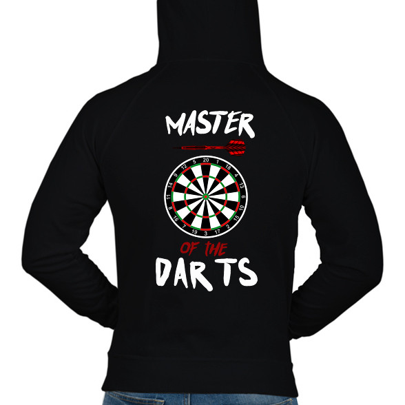 Master of the dart-Férfi kapucnis pulóver