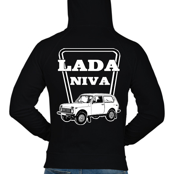 lada niva-Férfi kapucnis pulóver