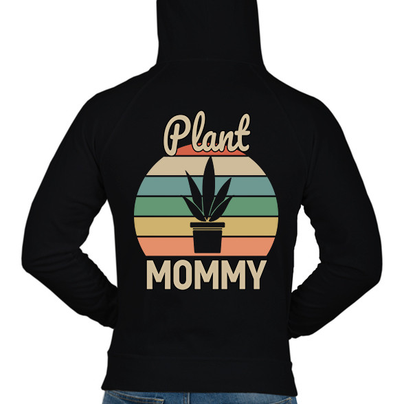 Plant Mommy-Férfi kapucnis pulóver