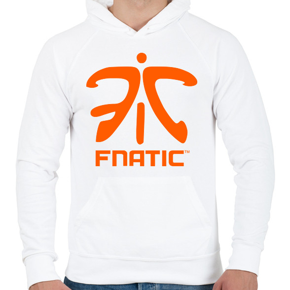 Fnatic logo-Férfi kapucnis pulóver