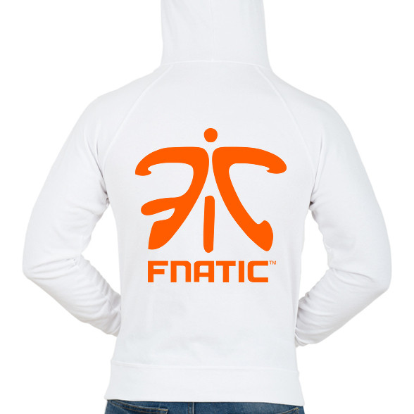 Fnatic logo-Férfi kapucnis pulóver