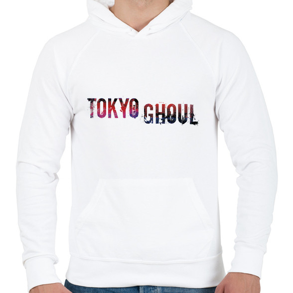 Tokyo Ghoul logo-Férfi kapucnis pulóver