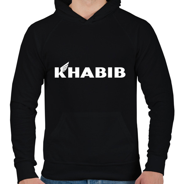 Khabib Nurmagomedov logo-Férfi kapucnis pulóver