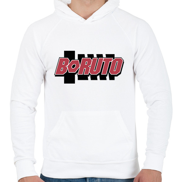 BORUTO logo-Férfi kapucnis pulóver