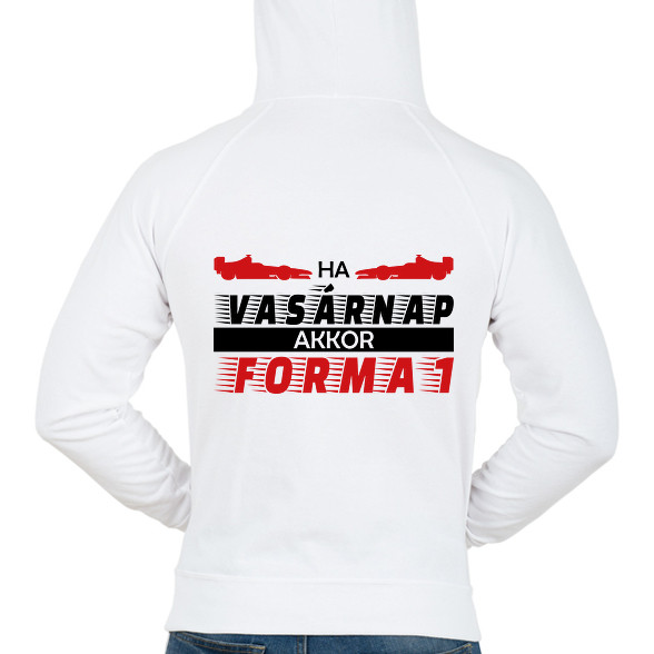 Vasárnap - Forma 1-Férfi kapucnis pulóver