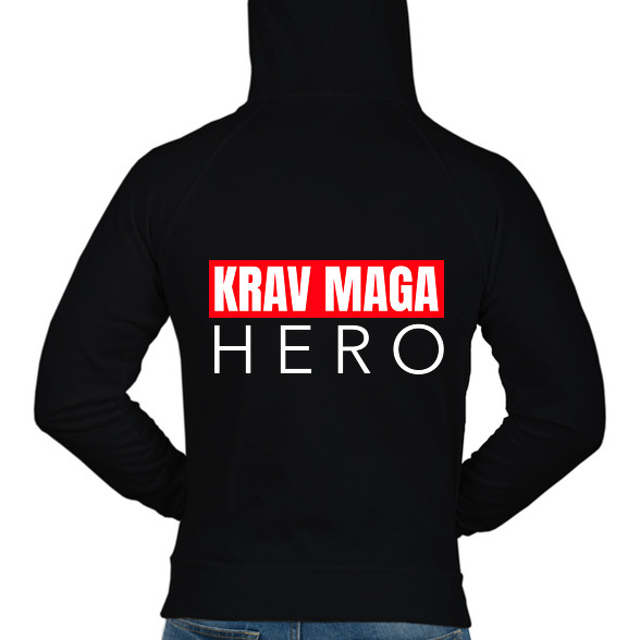 KRAV MAGA HERO-Férfi kapucnis pulóver