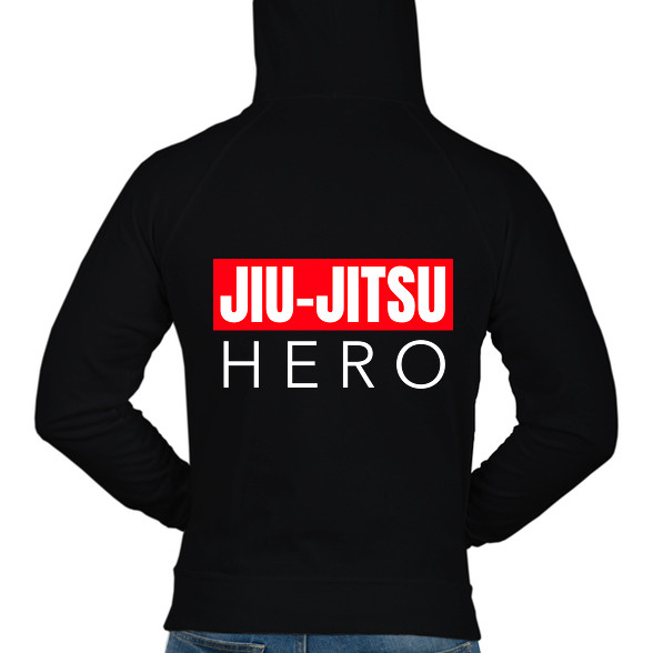 JIU-JITSU HERO-Férfi kapucnis pulóver