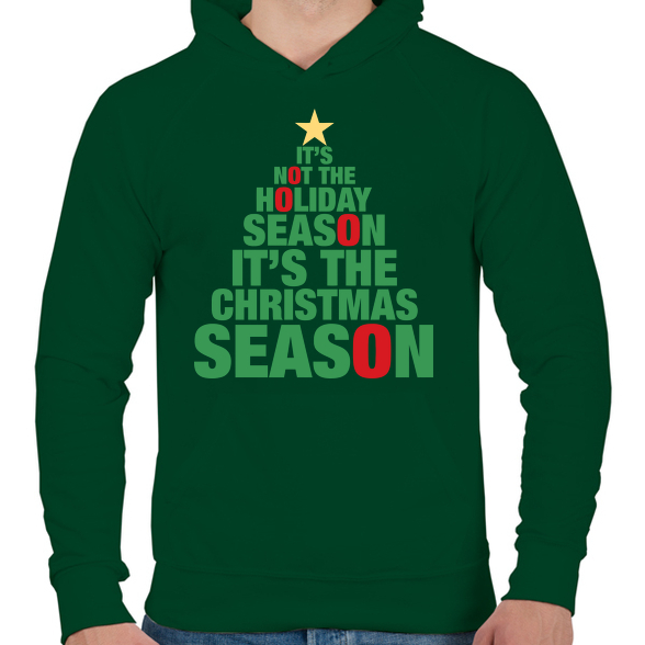 Karácsonyi szezon-Férfi kapucnis pulóver