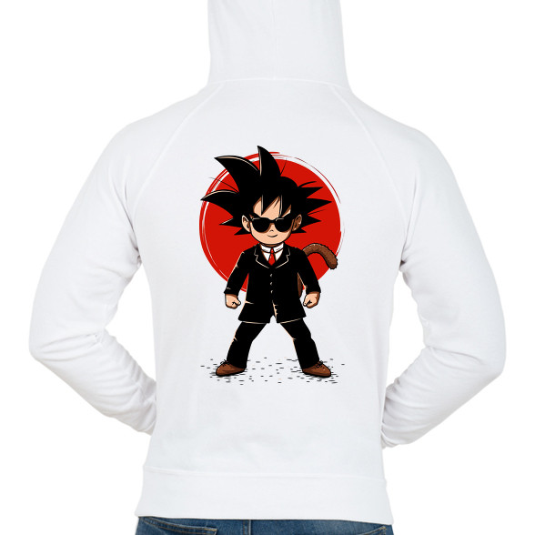Goku - Ügynök-Férfi kapucnis pulóver