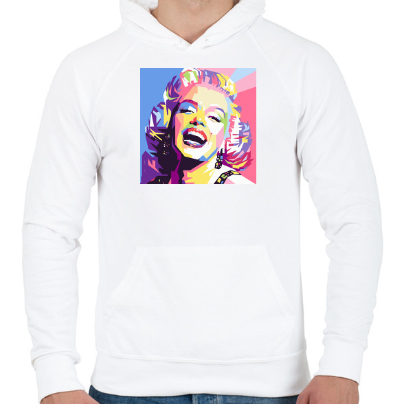 PopArt - Marilyn Monroe-Férfi kapucnis pulóver