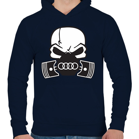 Skull audi-Férfi kapucnis pulóver