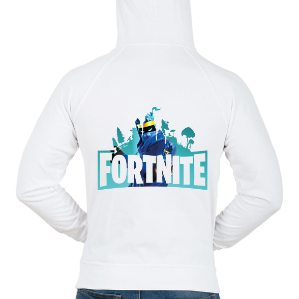 Fortnite logo Ninja-Férfi kapucnis pulóver