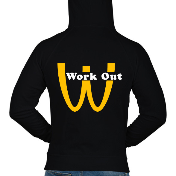 McDonalds Work Out-Férfi kapucnis pulóver