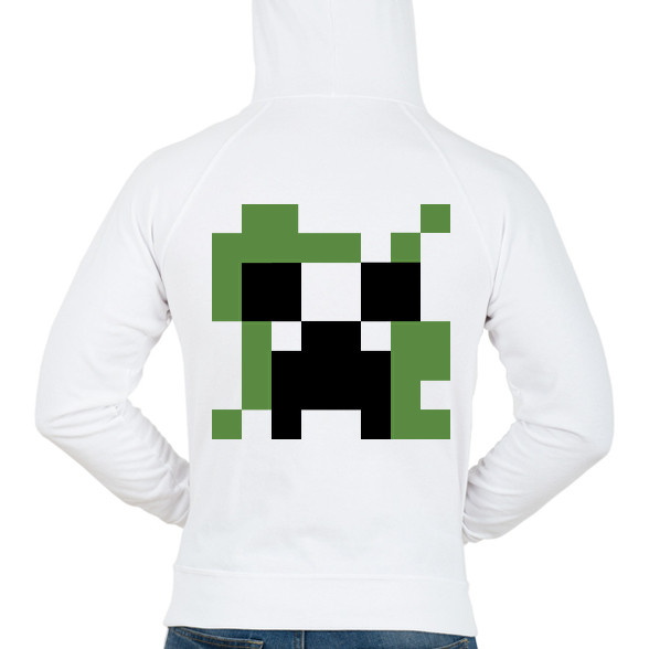 Creeper Minecraft-Férfi kapucnis pulóver