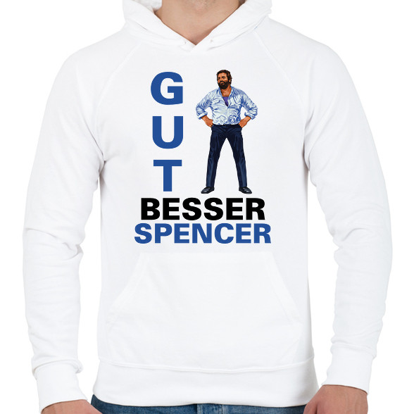 Gut, Besser, Spencer-Férfi kapucnis pulóver