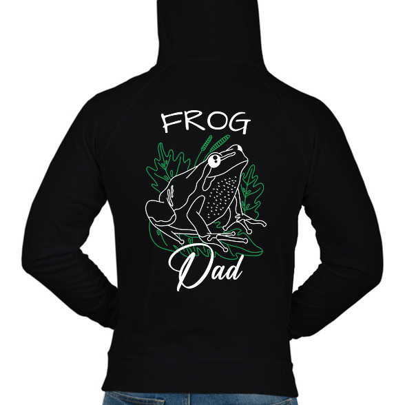 Frog Dad-Férfi kapucnis pulóver