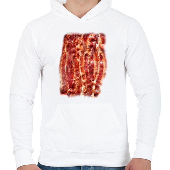 Bacon-Férfi kapucnis pulóver