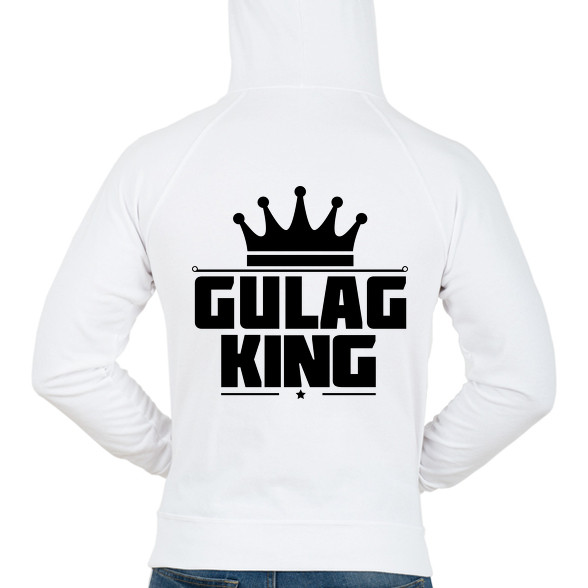 Gulag King-Férfi kapucnis pulóver