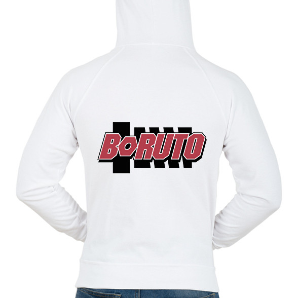 BORUTO logo-Férfi kapucnis pulóver