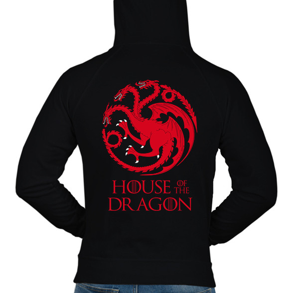 house of dragon-Férfi kapucnis pulóver